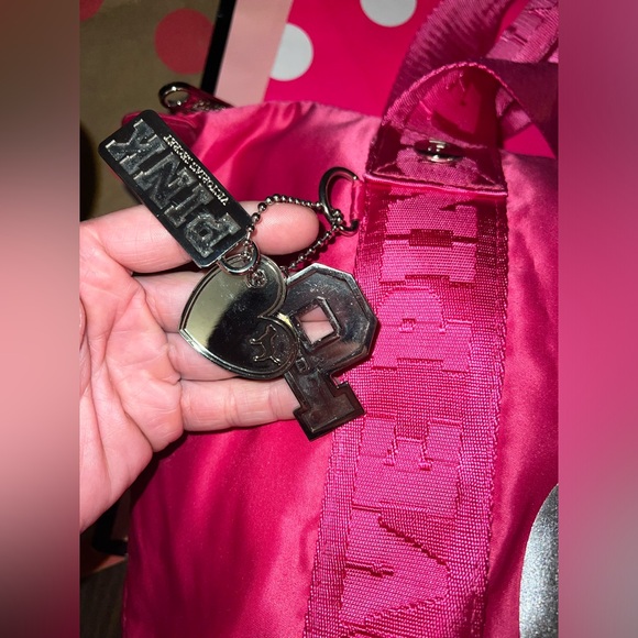 Vintage RARE HTF VS PINK Old School Large Tote Bag. - Picture 10 of 11